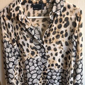 ASOS Animal Print Blouse